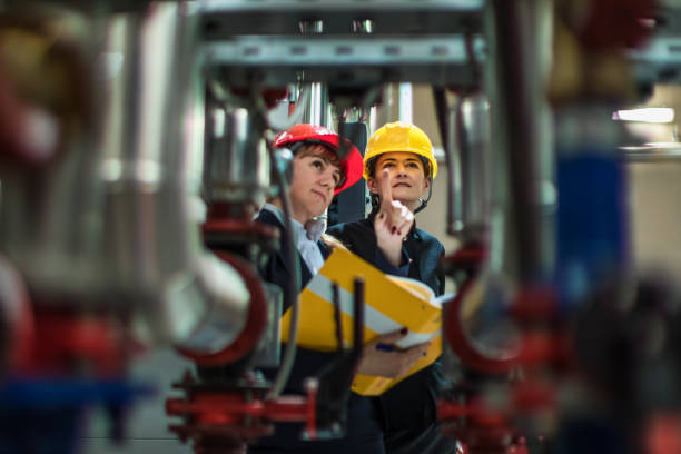 woman engineer at work